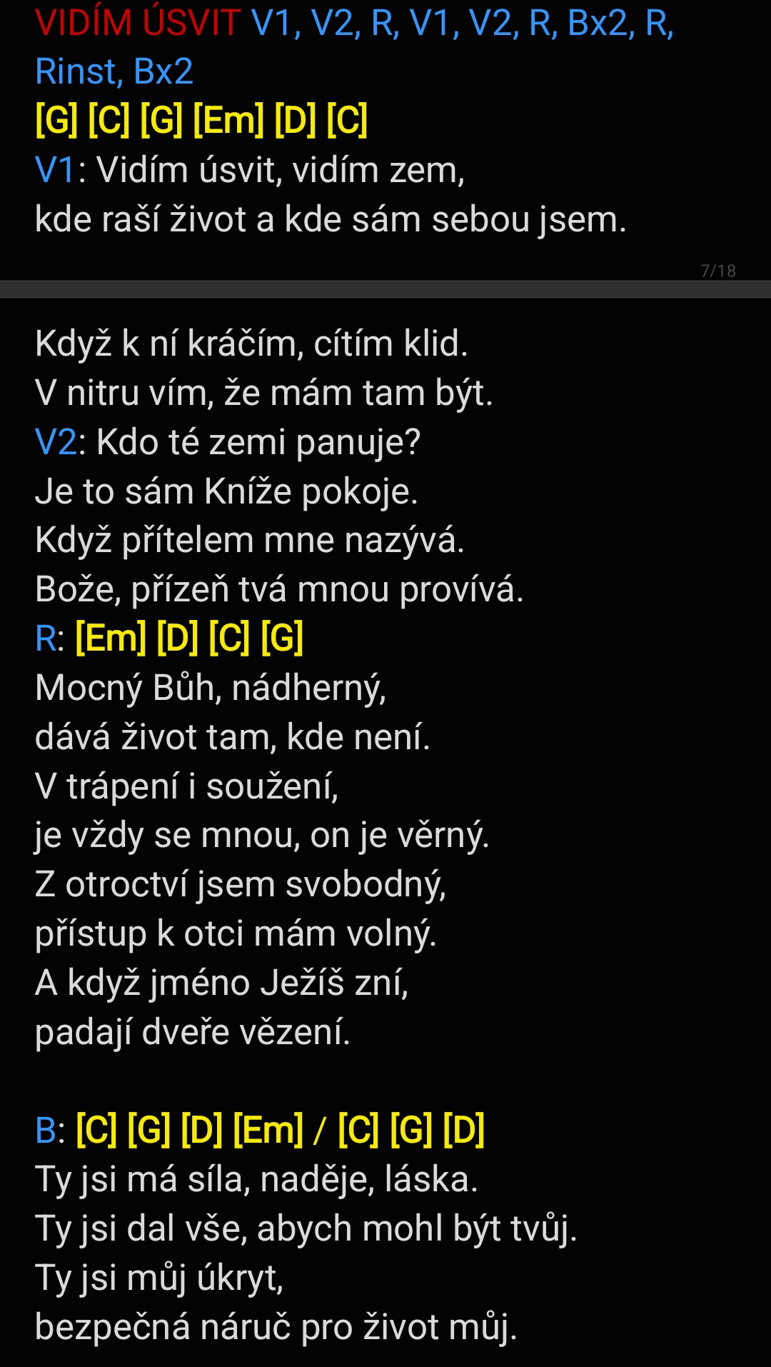 Poznámky itineráře 2